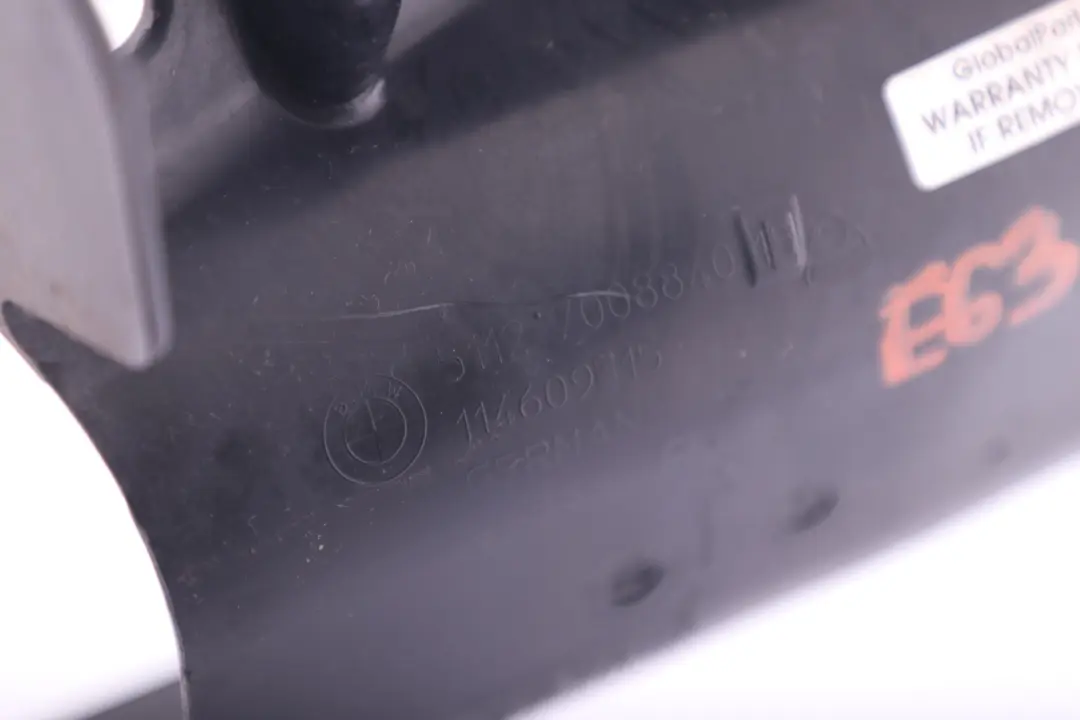 Bumper Mount Bracket Rear Right O/S to BMW E63 E64 with Part number 7192043 BMW E63 E64 Bumper Mount Bracket Rear Right O/S - SKU 7008840 - Part number 7192043