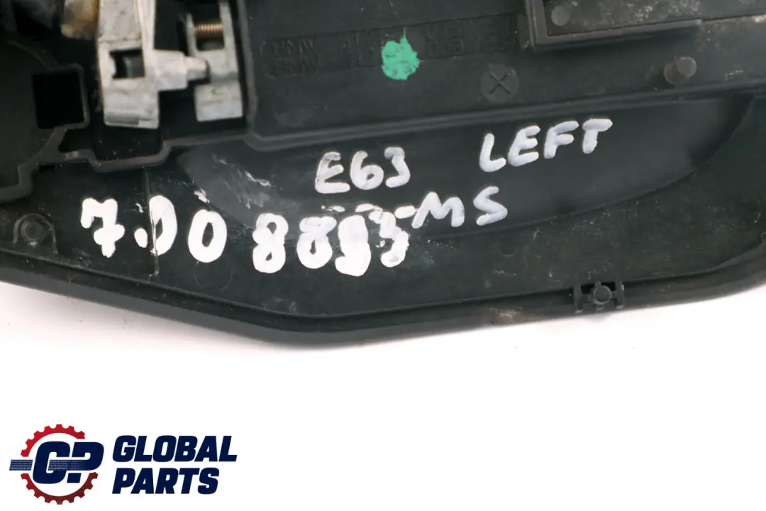 Complete Left N/S Grab Handle Door Mineralsilber Silver to BMW 6 Series E63 E64 with Part number 7008893 BMW 6 Series E63 E64 Complete Left N/S Grab Handle Door Mineralsilber Silver - SKU 7008893-MS1 - Part number 7008893