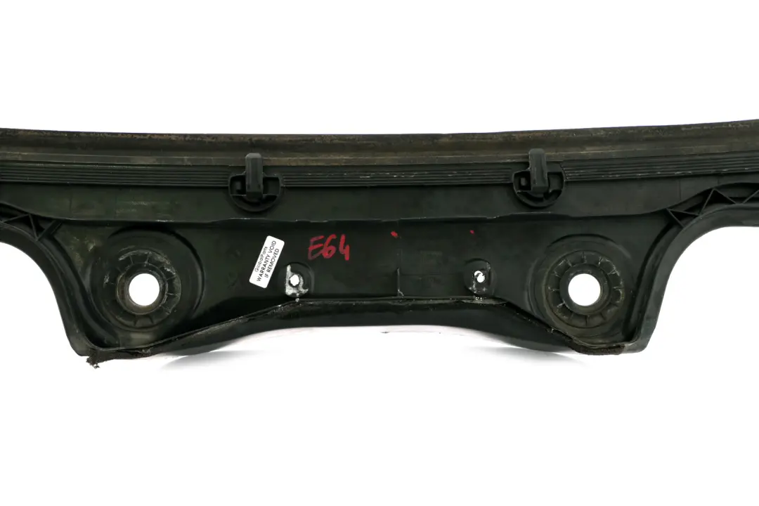 Windscreen Wiper Cover Trim Panel Scuttle to BMW 6 Series E63 E64 LCI with Part number 7008922 BMW 6 Series E63 E64 LCI Windscreen Wiper Cover Trim Panel Scuttle - SKU 7008922 - Part number 7008922