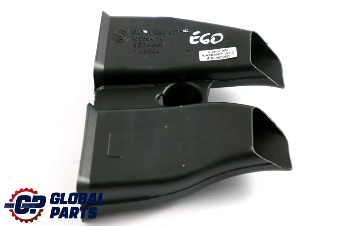 BMW E60 M5 E61 E63 E64 M6 Canal Del Calentador Trasero Izquierdo - SKU 7008957 - Número de pieza 7008957