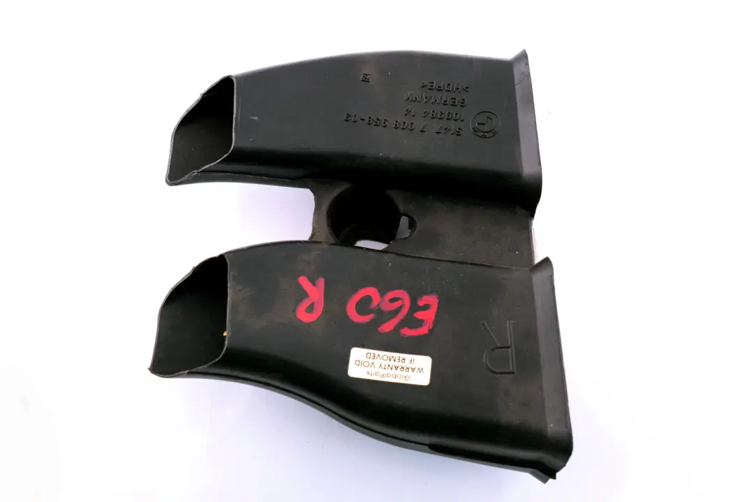 Heizkanal Fondraum rechts hinten für BMW 5 6 er E60 E61 M5 E63 E64 M6 LCI mit Teilenummer 700895 BMW 5 6 er E60 E61 M5 E63 E64 M6 LCI Heizkanal Fondraum rechts hinten - SKU 7008958 - Teilenummer 700895