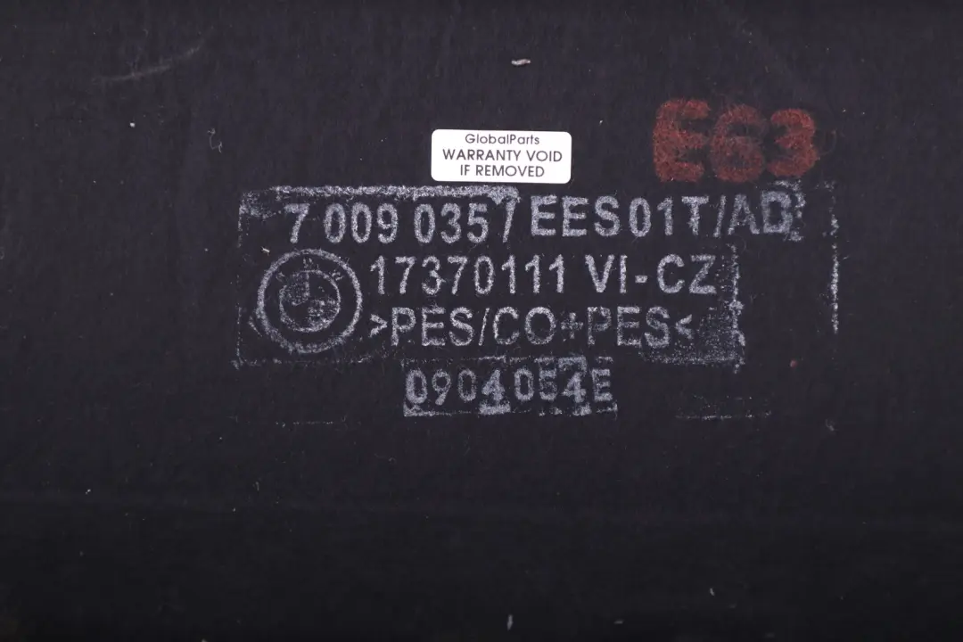 Osłona Pokrywa Wygłuszenie Bagażnika do BMW E63 E64 LCI o numerze 7009035 BMW E63 E64 LCI Osłona Pokrywa Wygłuszenie Bagażnika - SKU 7009035 - Numer Części 7009035