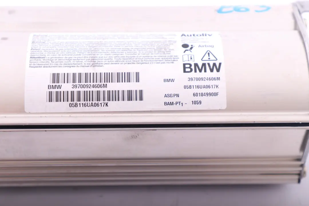 BMW E63 E64 Air Modulo Lato Passeggero Cruscotto Dash - SKU 7009246 - Numero di parte 7009246
