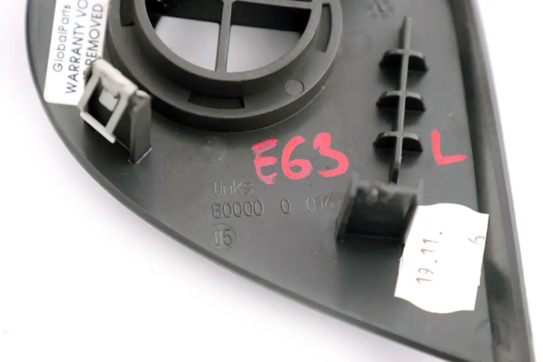 Armaturenbrett Linke Düse für Türentlüftung für BMW E63 E64 mit Teilenummer 7009285 BMW E63 E64 Armaturenbrett Linke Düse für Türentlüftung - SKU 7009285 - Teilenummer 7009285