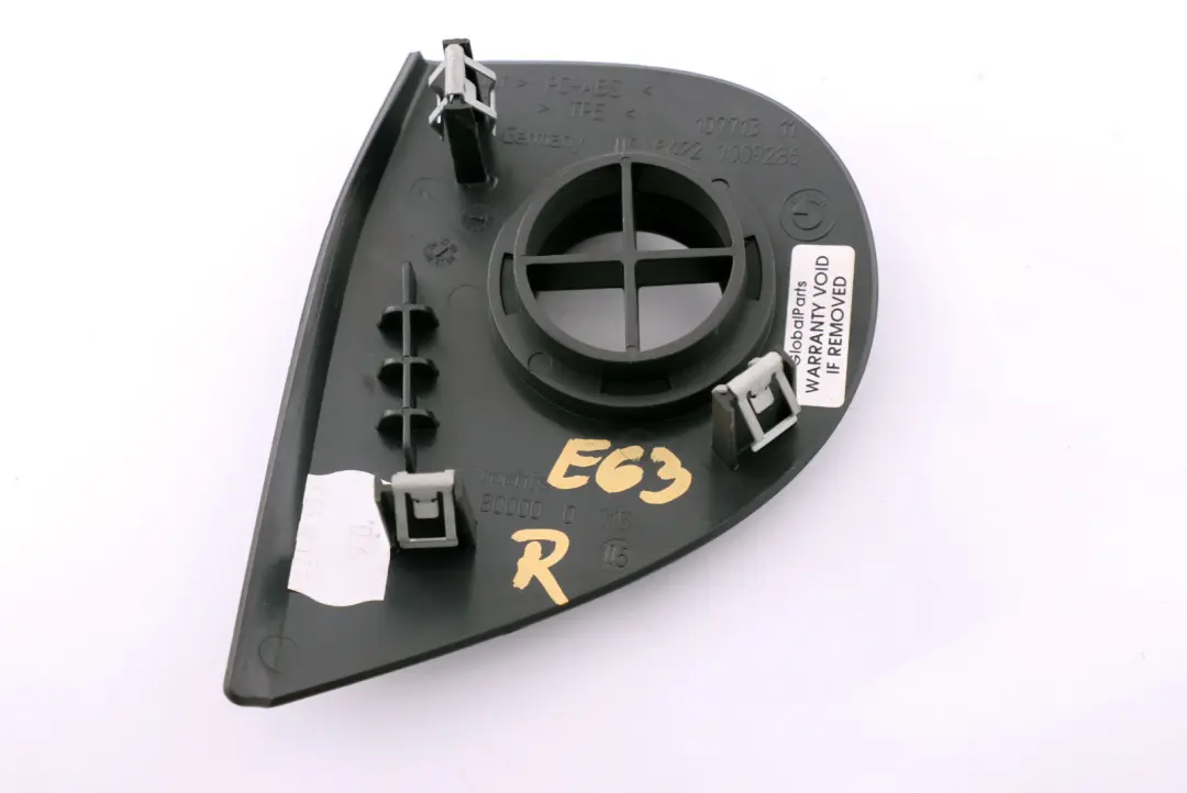 BMW E63 E64 Dashboard O/S Right Nozzle For Door Ventilation Vent - SKU 7009286 - Part number 7009286