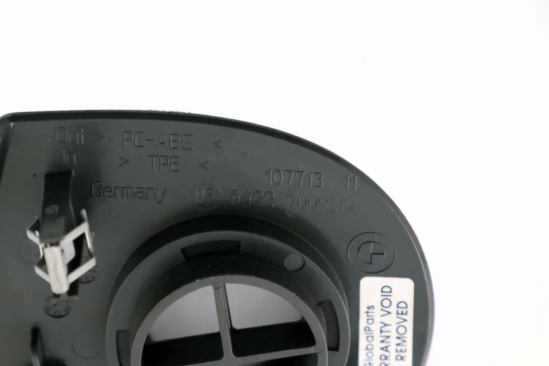 BMW E63 E64 Dashboard O/S Right Nozzle For Door Ventilation Vent - SKU 7009286 - Part number 7009286