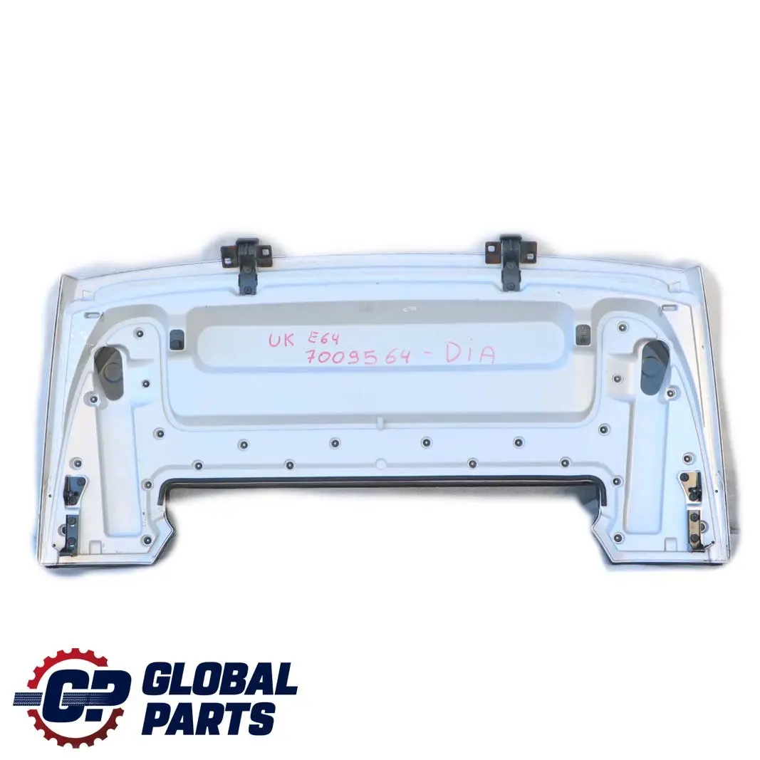 Folding Top Compartment Lid Diamond Metallic - A10 to BMW 6 Series E64 Convertible with Part number 7009564 BMW 6 Series E64 Convertible Folding Top Compartment Lid Diamond Metallic - A10 - SKU 7009564-DIA - Part number 7009564
