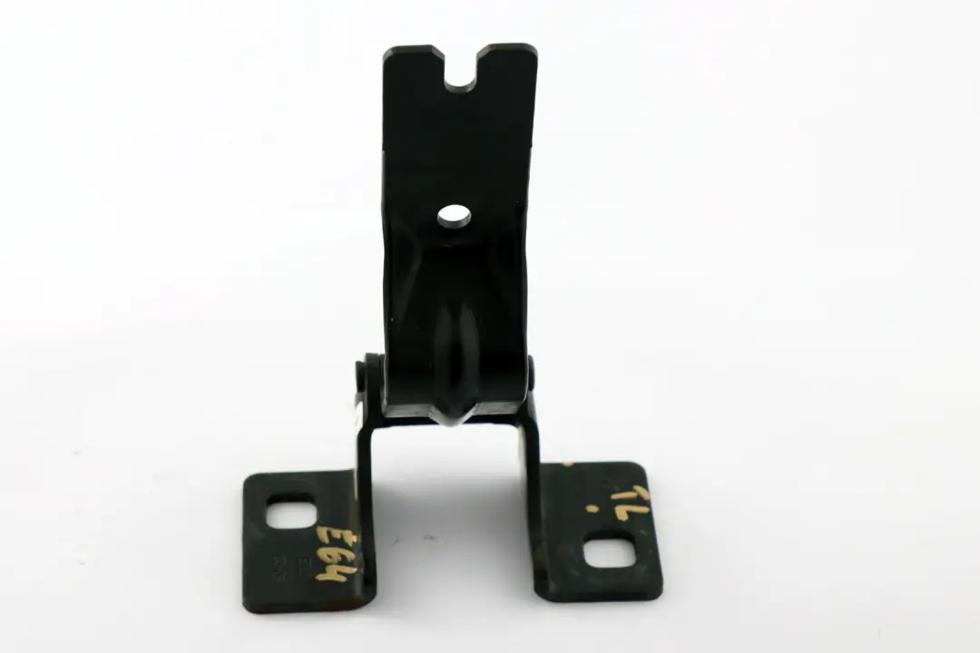 Left Folding Top Roof Flap Hinge N/S Black to BMW 6 Series E64 with Part number 7009571 BMW 6 Series E64 Left Folding Top Roof Flap Hinge N/S Black - SKU 7009571 - Part number 7009571