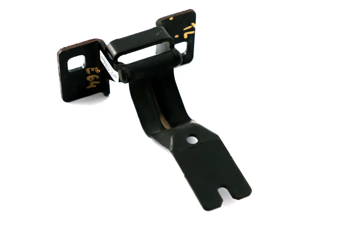 Left Folding Top Roof Flap Hinge N/S Black to BMW 6 Series E64 with Part number 7009571 BMW 6 Series E64 Left Folding Top Roof Flap Hinge N/S Black - SKU 7009571 - Part number 7009571