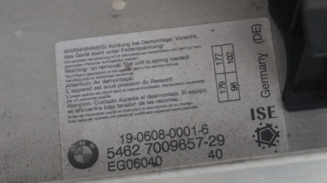 Reihe E64 Cabrio Convertible Ăśberrollschutz 5462 für BMW 6 mit Teilenummer 7009657 BMW 6 Reihe E64 Cabrio Convertible Ăśberrollschutz 5462 - SKU 7009657 - Teilenummer 7009657