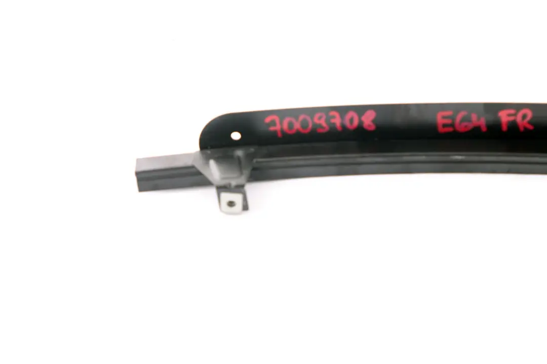 BMW E63 E63N E64 LCI Window Guide Rail Derecha Puerta Delantera - SKU 7009708 - Número de pieza 7009708