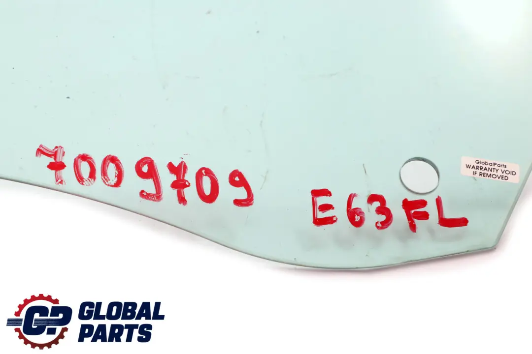 BMW E63 E64 Front Left N/S Door Window Glass Green AS2 - SKU 7009709 - Part number 7009709