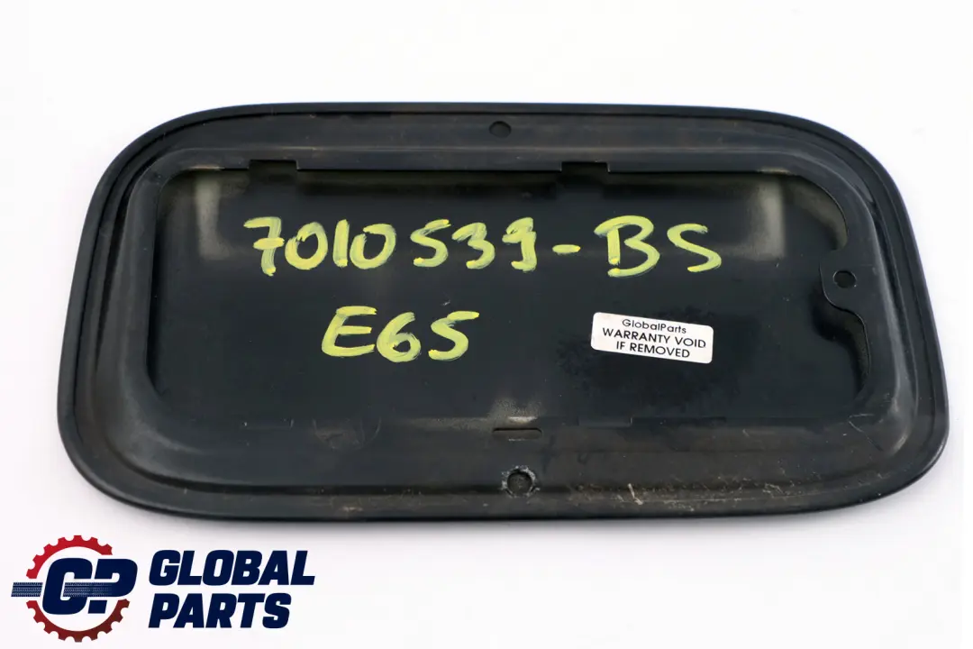 BMW 7 Series E65 E66 E67 Fill In Flap Fuel Filler Cover Black Sapphire Metallic - SKU 7010539-BS - Part number 7010539