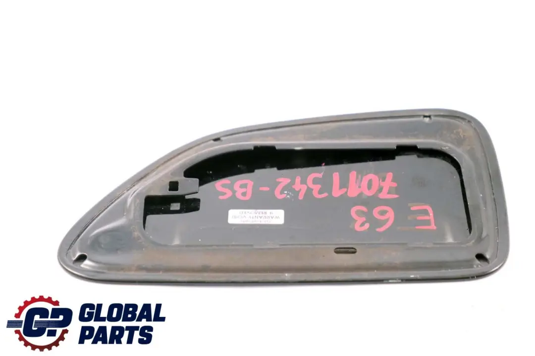 Filler Flap Cover Black Sapphire Metallic to BMW 6 Series E63 E64 Fuel with Part number 7011342 BMW 6 Series E63 E64 Fuel Filler Flap Cover Black Sapphire Metallic - SKU 7011342-BS - Part number 7011342