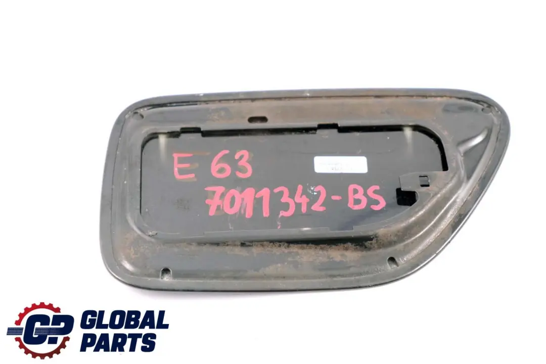 BMW E63 E64 Sportello Carburante Nero Zaffiro Metallizzato - SKU 7011342-BS - Numero di parte 7011342