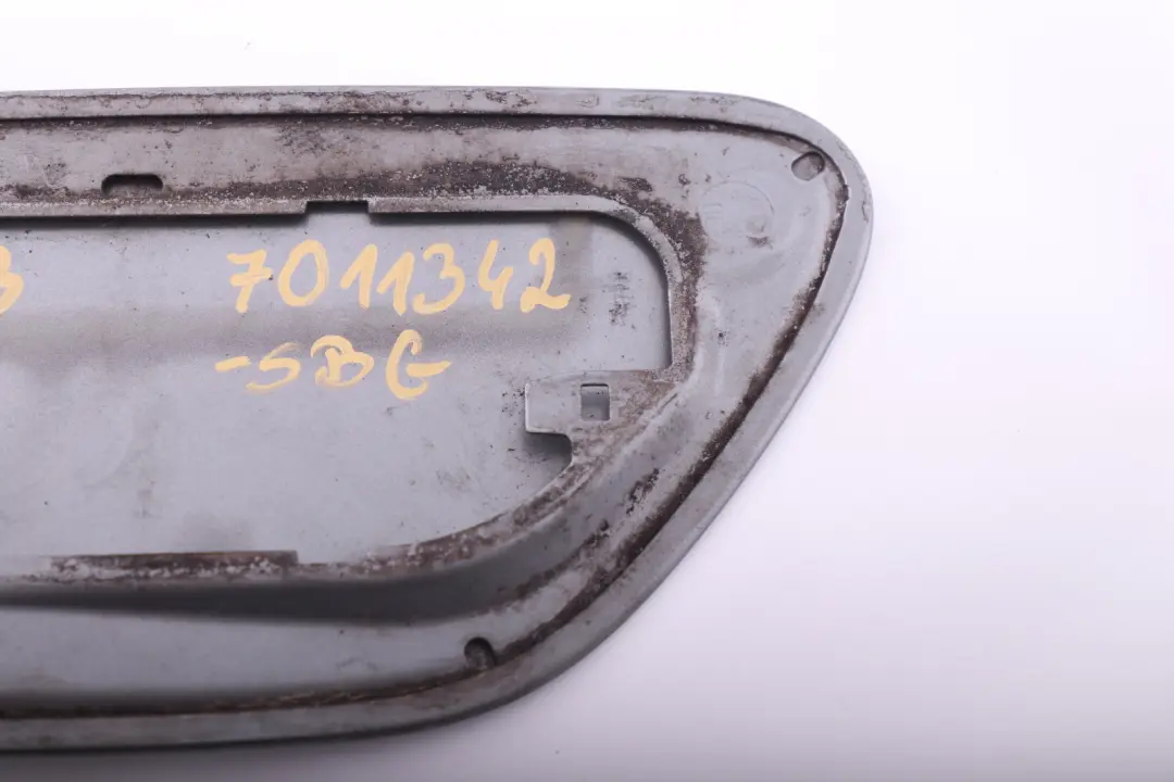 BMW 6 Series E63 E64 Fuel Filler Flap Cover Silbergrau Silver Grey - SKU 7011342-SBG - Part number 7011342