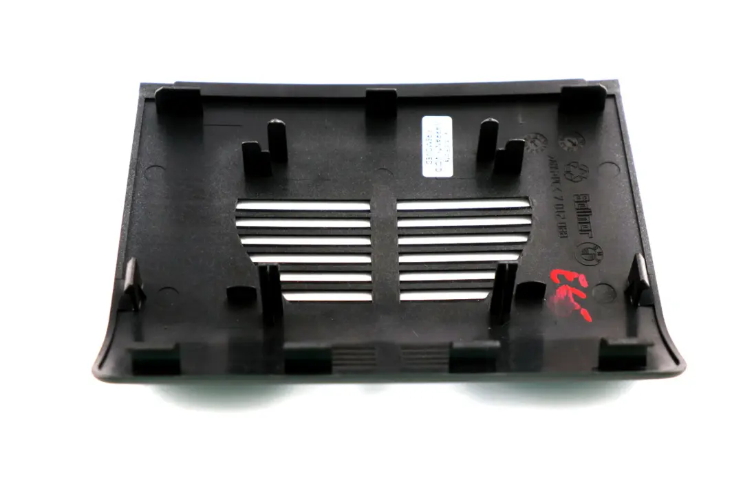 BMW 7 er E65 E66 E67 Einsatz Konsole Hinten Dunkel Silber - SKU 7012088 - Teilenummer 7012196