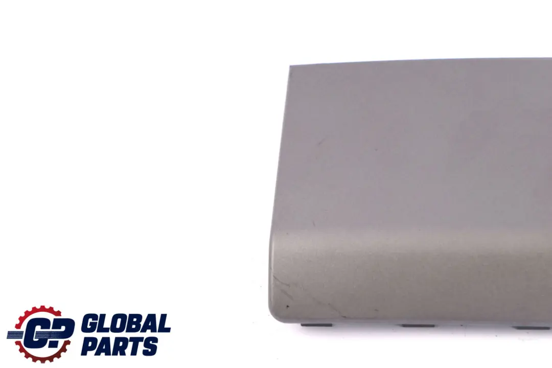 Consola Central Inserto Trasero Plata Oscuro para BMW E65 E66 con número de pieza 7012194 BMW E65 E66 Consola Central Inserto Trasero Plata Oscuro - SKU 7012194 - Número de pieza 7012194