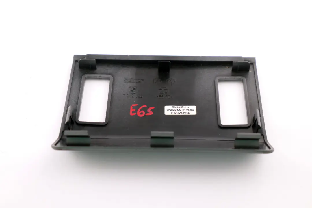 BMW 7 er E65 E66 E67 Einsatz Konsole Vorne Dunkel Silber - SKU 7012196 - Teilenummer 7012196