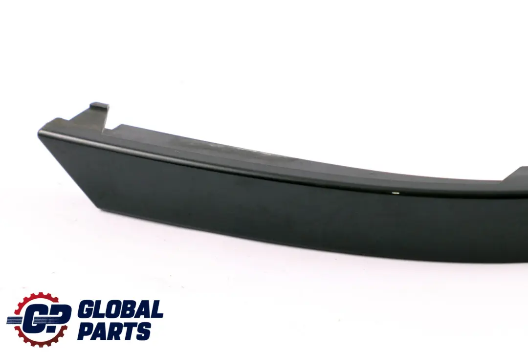 Left Bumper Finisher Moulding Trim N/S Black Sapphire to BMW 7 Series E65 Rear with Part number 7012287 BMW 7 Series E65 Rear Left Bumper Finisher Moulding Trim N/S Black Sapphire - SKU 7012287-BS - Part number 7012287