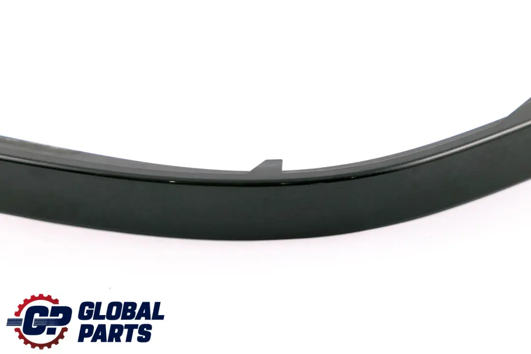 Left Bumper Finisher Moulding Trim N/S Black Sapphire to BMW 7 Series E65 Rear with Part number 7012287 BMW 7 Series E65 Rear Left Bumper Finisher Moulding Trim N/S Black Sapphire - SKU 7012287-BS - Part number 7012287