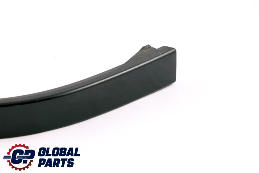 Left Bumper Finisher Moulding Trim N/S Black Sapphire to BMW 7 Series E65 Rear with Part number 7012287 BMW 7 Series E65 Rear Left Bumper Finisher Moulding Trim N/S Black Sapphire - SKU 7012287-BS - Part number 7012287
