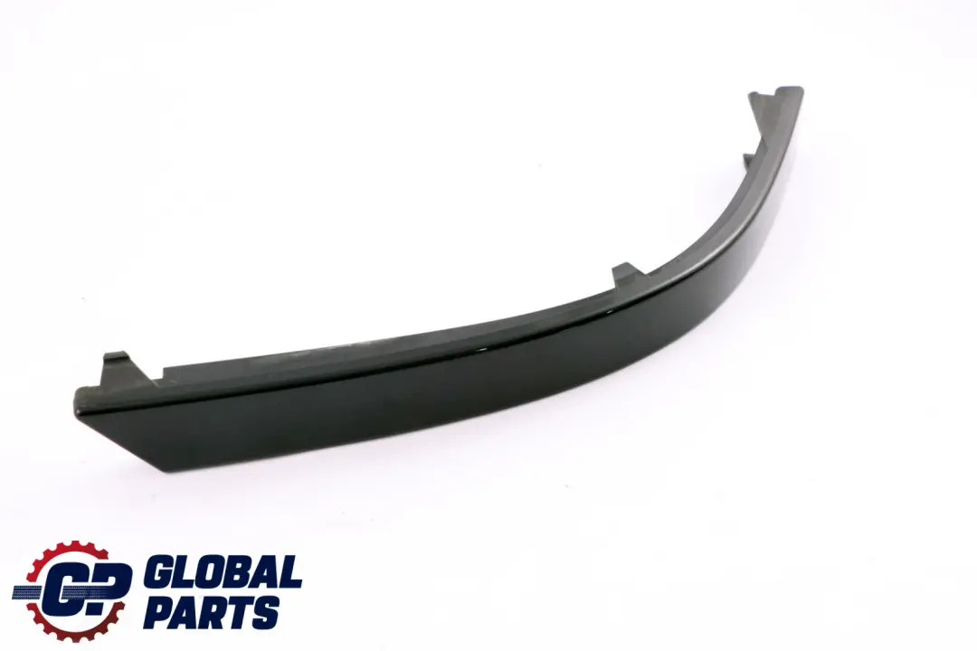 Left Bumper Finisher Moulding Trim N/S Black Sapphire to BMW 7 Series E65 Rear with Part number 7012287 BMW 7 Series E65 Rear Left Bumper Finisher Moulding Trim N/S Black Sapphire - SKU 7012287-BS - Part number 7012287