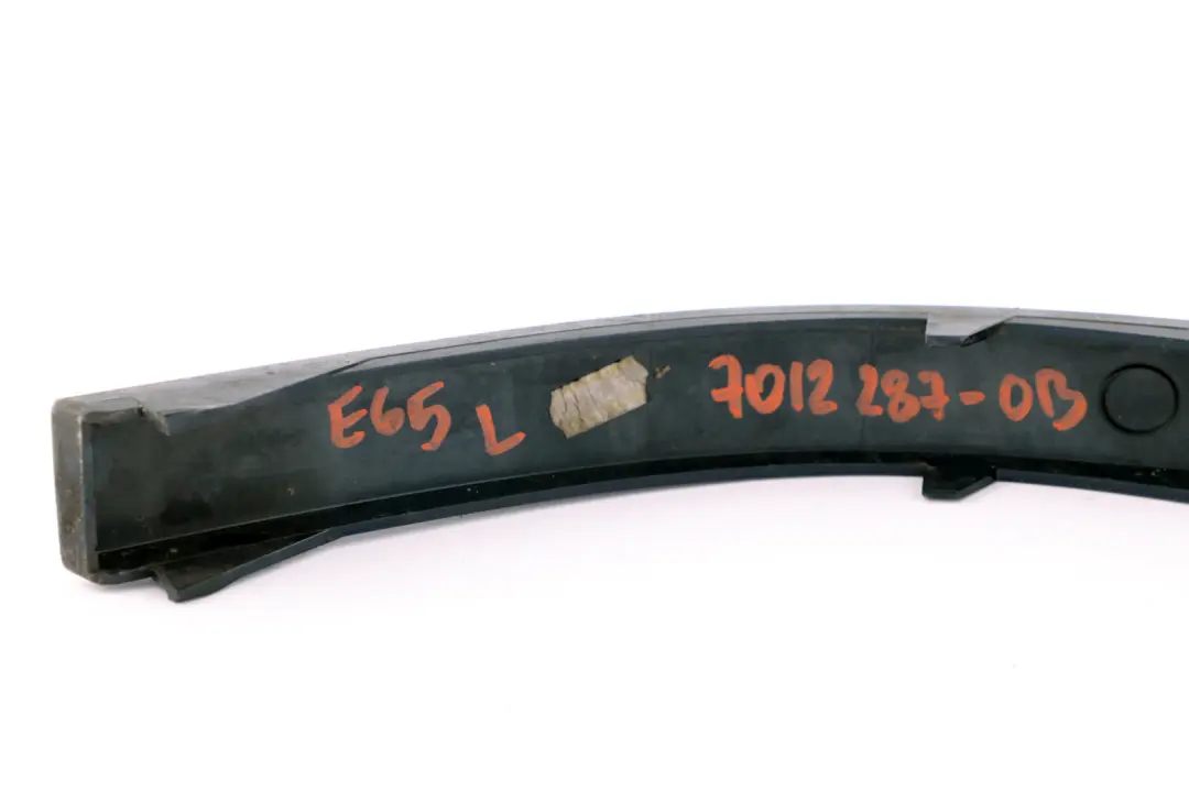 Left Bumper Finisher Moulding Trim N/S Orientblau to BMW 7 Series E65 Rear with Part number 7012287 BMW 7 Series E65 Rear Left Bumper Finisher Moulding Trim N/S Orientblau - SKU 7012287-OB - Part number 7012287