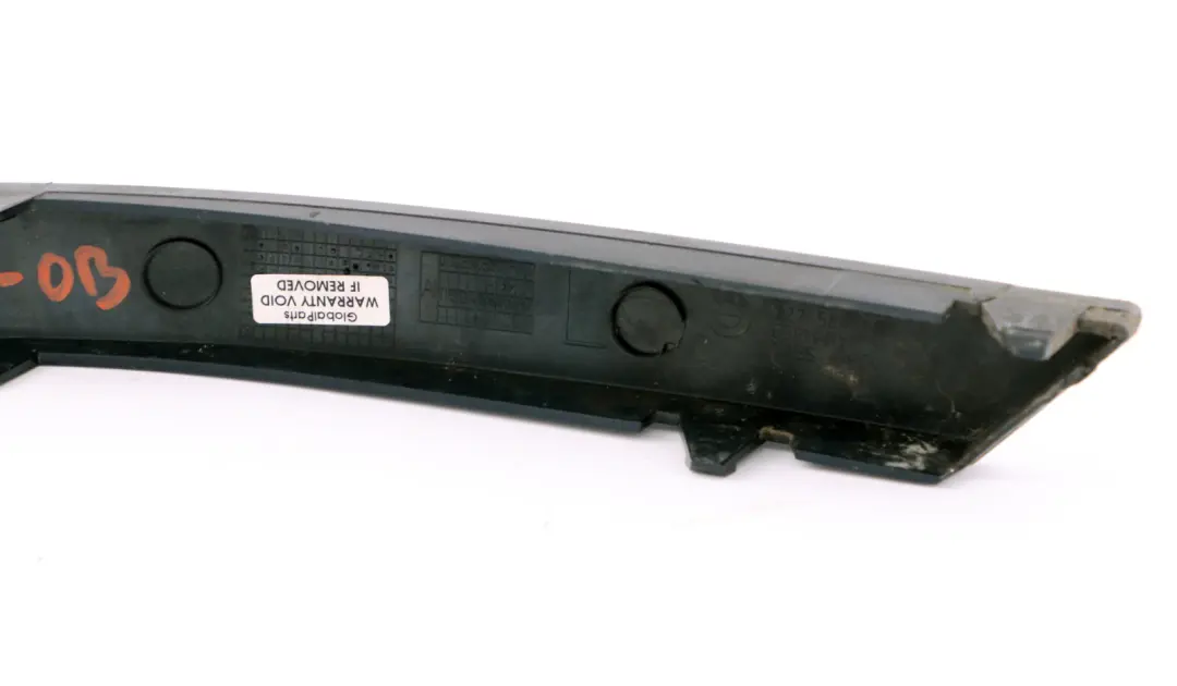 Left Bumper Finisher Moulding Trim N/S Orientblau to BMW 7 Series E65 Rear with Part number 7012287 BMW 7 Series E65 Rear Left Bumper Finisher Moulding Trim N/S Orientblau - SKU 7012287-OB - Part number 7012287