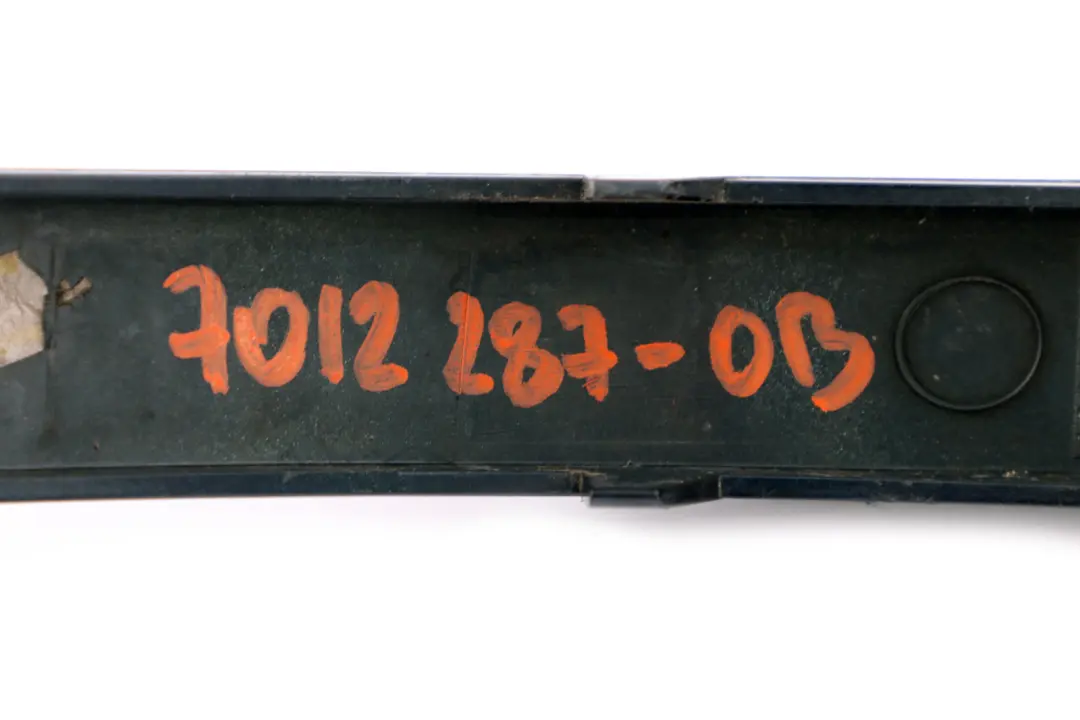 Left Bumper Finisher Moulding Trim N/S Orientblau to BMW 7 Series E65 Rear with Part number 7012287 BMW 7 Series E65 Rear Left Bumper Finisher Moulding Trim N/S Orientblau - SKU 7012287-OB - Part number 7012287