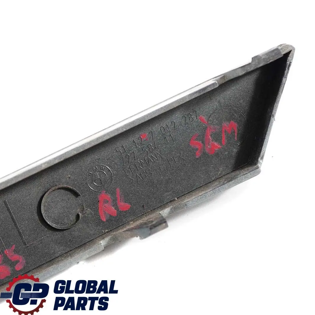 BMW E65 Wykończenie Zderzaka Tył Lewy Zielony - SKU 7012287-SGM - Numer Części 7012287