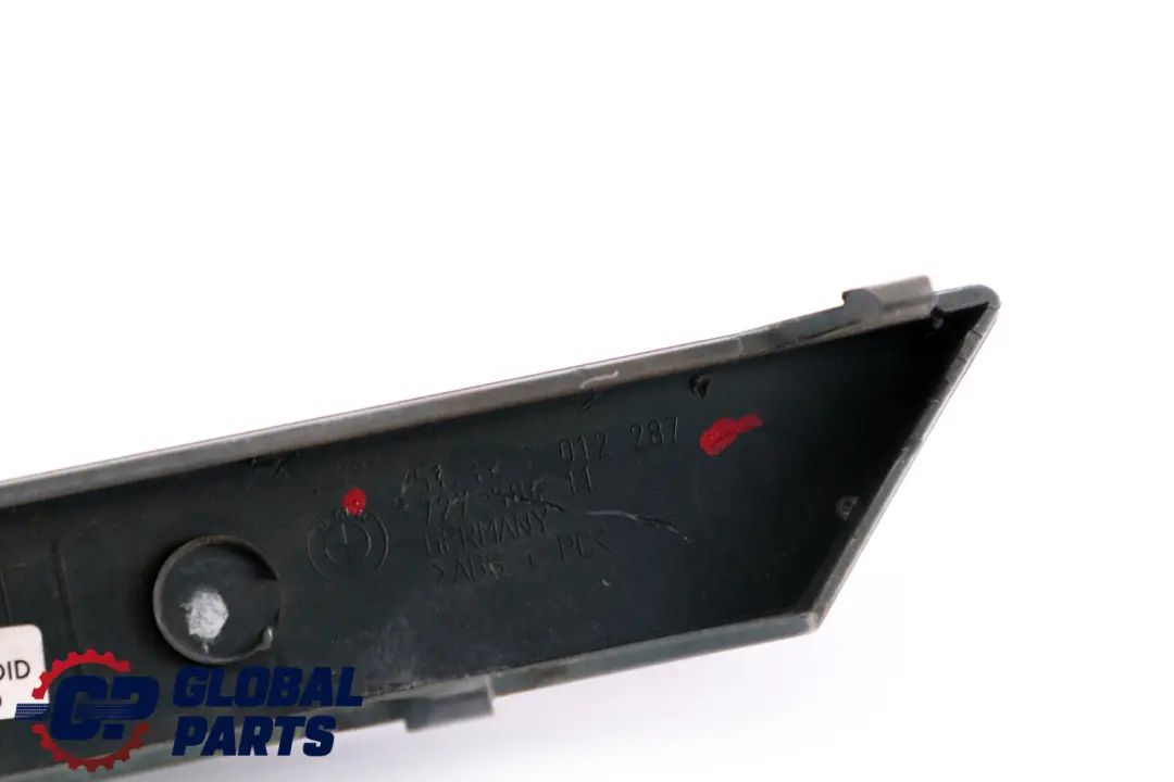 Left Bumper Finisher Moulding Trim N/S Titangrau Grey A36 to BMW 7 Series E65 Rear with Part number 7012287 BMW 7 Series E65 Rear Left Bumper Finisher Moulding Trim N/S Titangrau Grey A36 - SKU 7012287-TGR - Part number 7012287