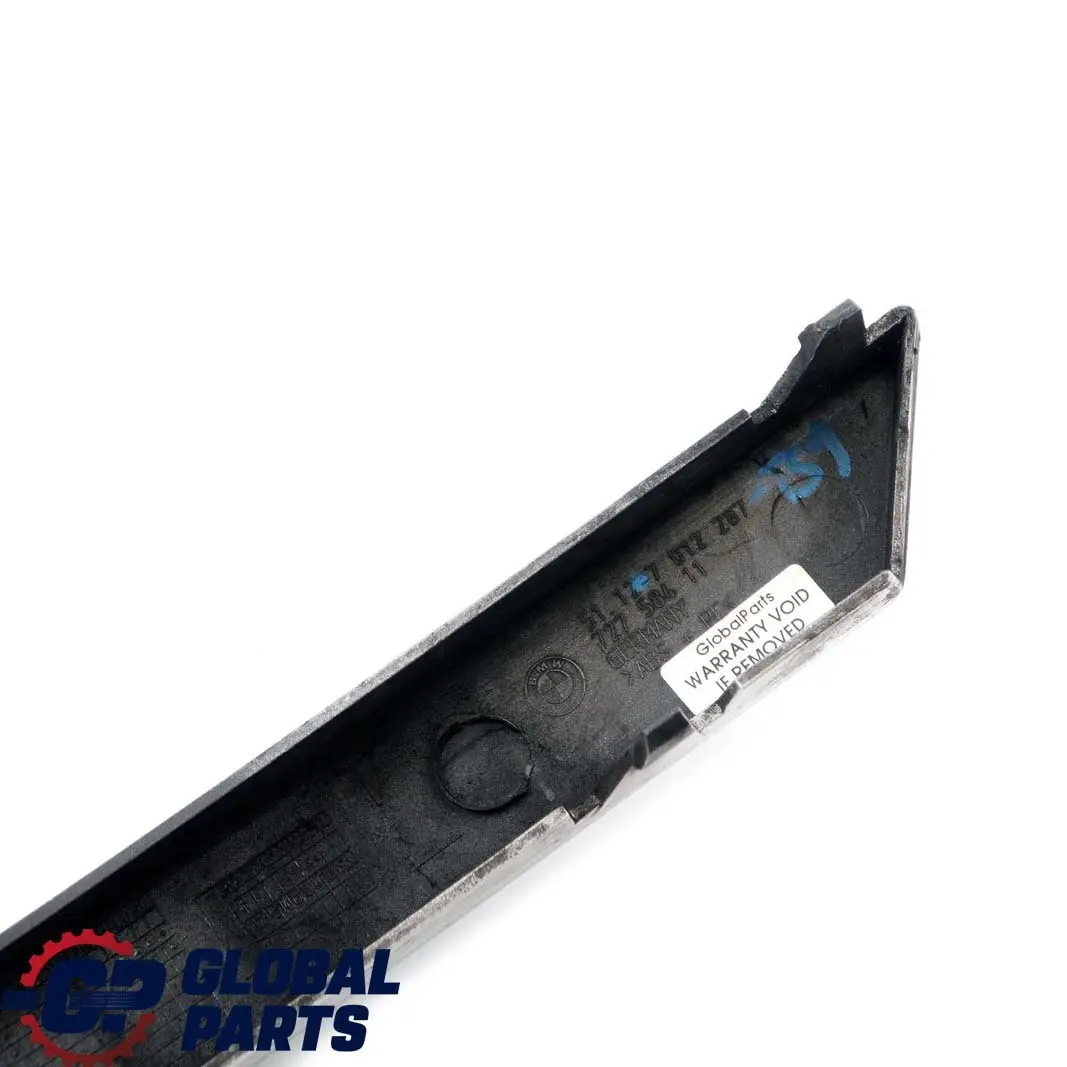 BMW E65 Modanatura Paraurti Posteriore Sinistro Titansilber Argento 354 - SKU 7012287-TS1 - Numero di parte 7012287