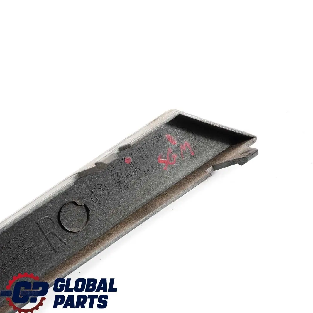BMW E65 Wykończenie Zderzaka Tył Prawy Zielony - SKU 7012288-SGM - Numer Części 7012288