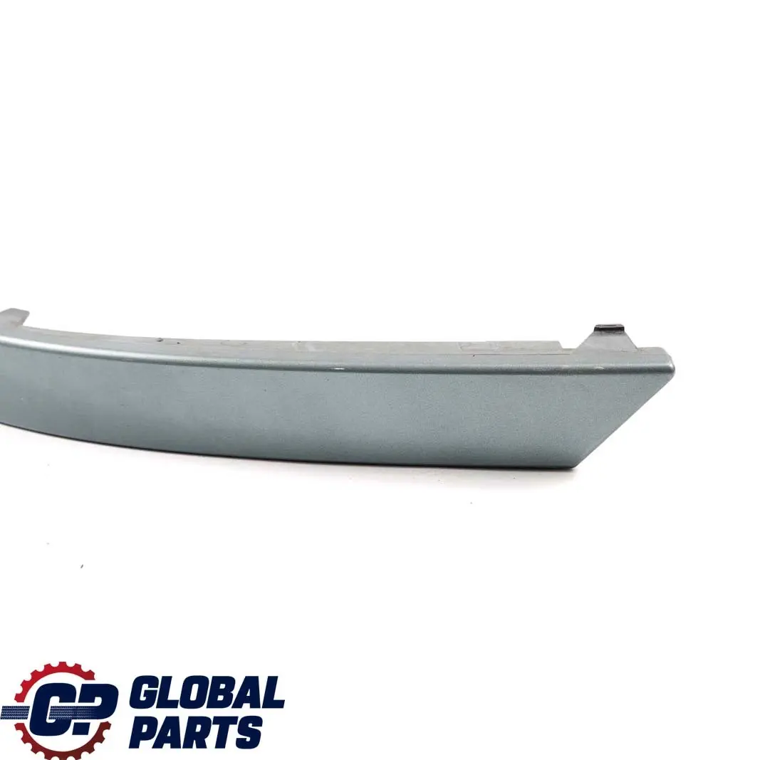 Right Bumper Finisher Moulding Trim Schiefergruen Slate Green to BMW 7 E65 Rear with Part number 7012288 BMW 7 E65 Rear Right Bumper Finisher Moulding Trim Schiefergruen Slate Green - SKU 7012288-SGM - Part number 7012288