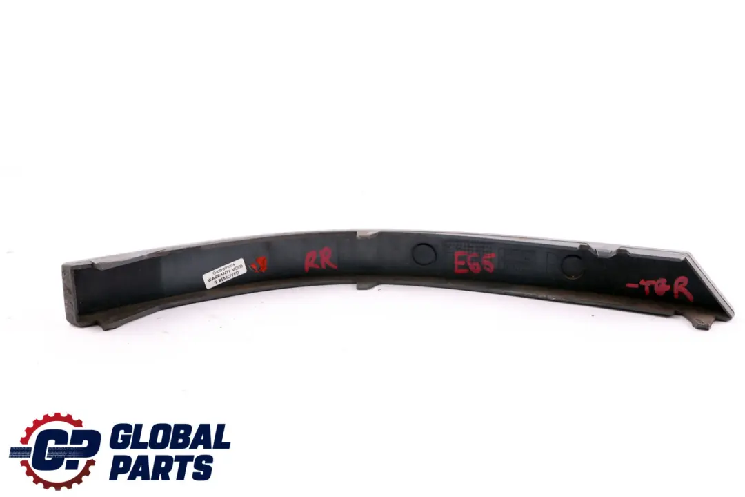 Right Bumper Finisher Moulding Trim O/S Titangrau to BMW 7 Series E65 Rear with Part number 7012288 BMW 7 Series E65 Rear Right Bumper Finisher Moulding Trim O/S Titangrau - SKU 7012288-TGR - Part number 7012288