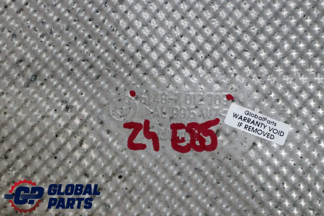 BMW Z4 Series E85 E86 Heat Insulation Tunnel Cover Plate - SKU 7012709 - Part number 7012709