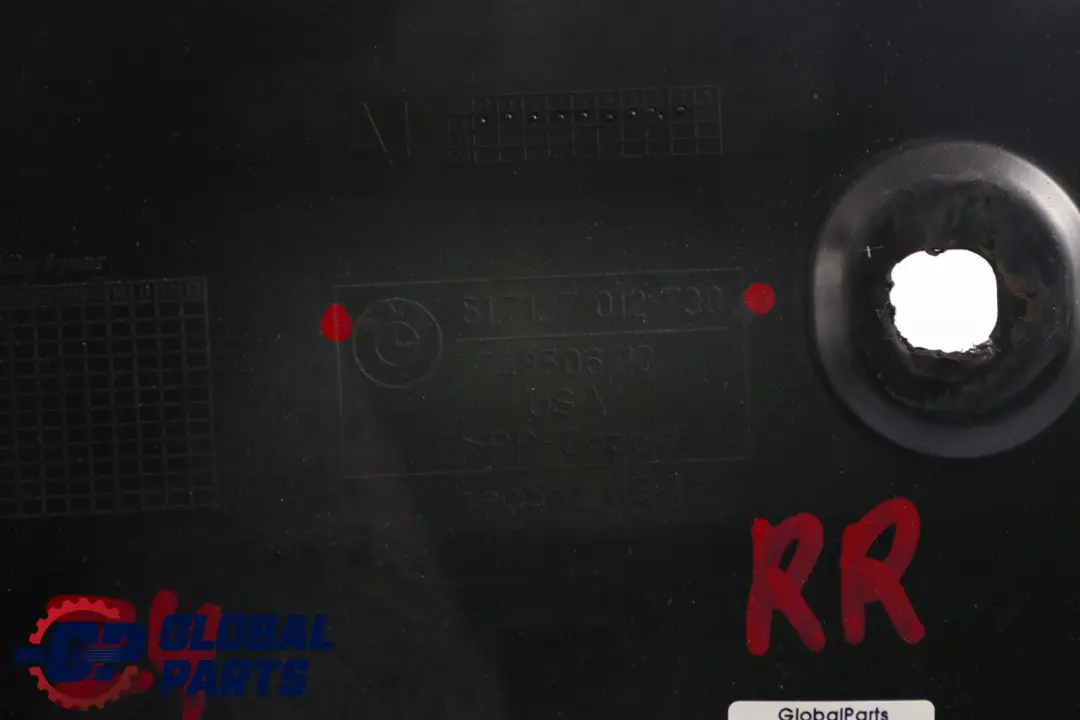 Garniture De Couvercle De Passage De Roue Arrière Droit pour BMW Z4 E85 E86 à propos du numéro de pièce 7012730 BMW Z4 E85 E86 Garniture De Couvercle De Passage De Roue Arrière Droit - SKU 7012730 - Numéro de pièce 7012730