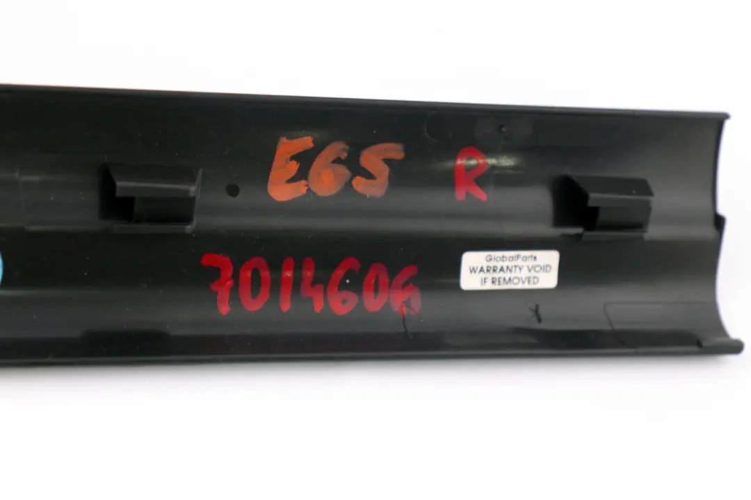  *BMW 7 er E65 E66 Einstiegsleistenblende Vorne Rechts Schwarz 8241248 - SKU 7014606 - Teilenummer 7014606