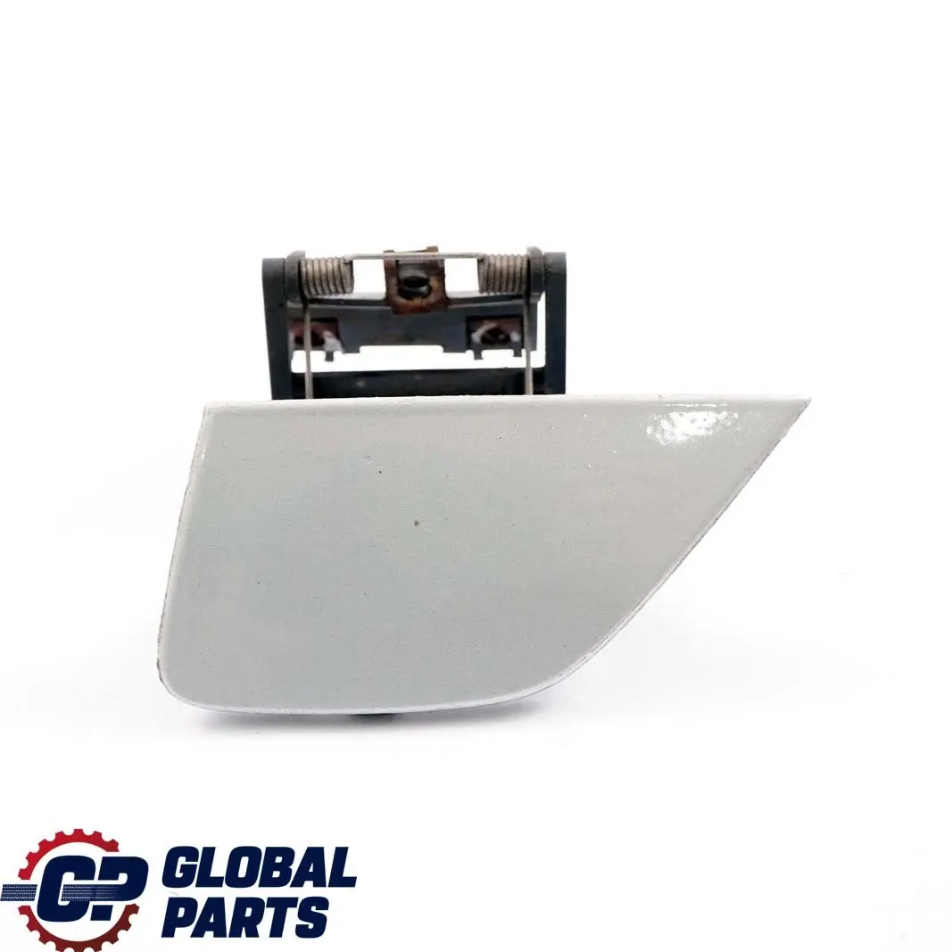 BMW 7 E65 E66 Headlight Washer Nozzle Jet Cap Cover Left N/S Titansilber Silver - SKU 7015023-TS - Part number 7015023