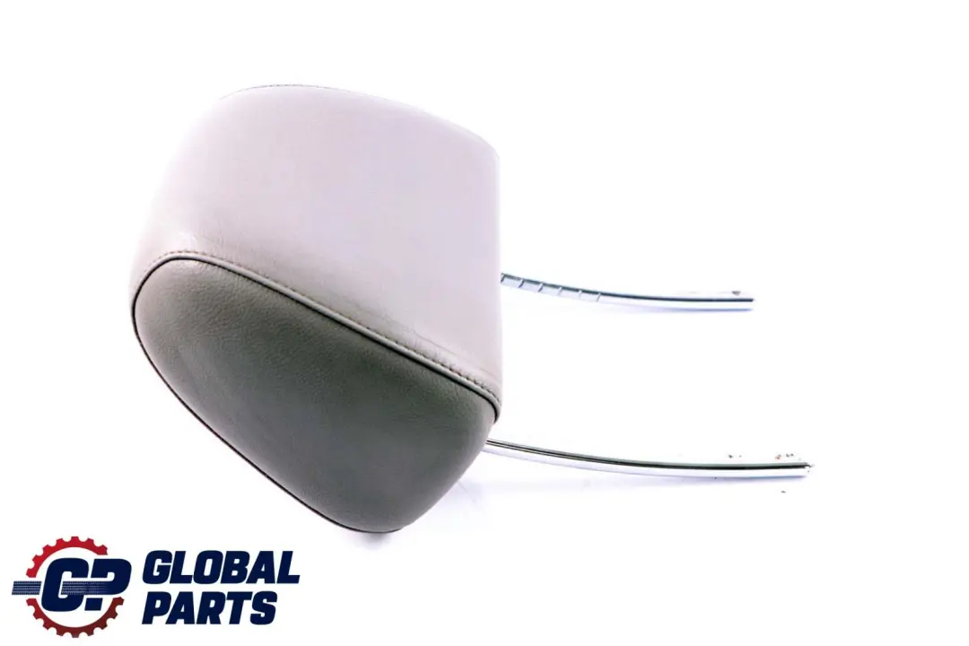 Front Seat Left Right N/O/S Leather Headrest Nasca Grey to BMW 7 Series E65 with Part number 7015217 BMW 7 Series E65 Front Seat Left Right N/O/S Leather Headrest Nasca Grey - SKU 7015217 - Part number 7015217