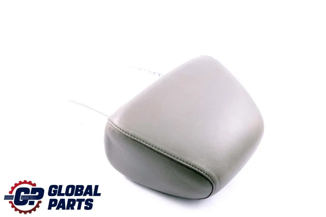 Front Seat Left Right N/O/S Leather Headrest Nasca Grey to BMW 7 Series E65 with Part number 7015217 BMW 7 Series E65 Front Seat Left Right N/O/S Leather Headrest Nasca Grey - SKU 7015217 - Part number 7015217