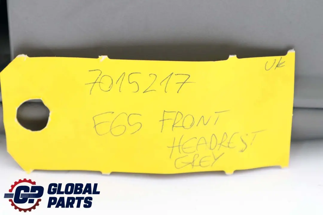 BMW 7 er E65 Vordersitz Links Rechts Kopfstütze Leder Nasca Grau - SKU 7015217 - Teilenummer 7015217