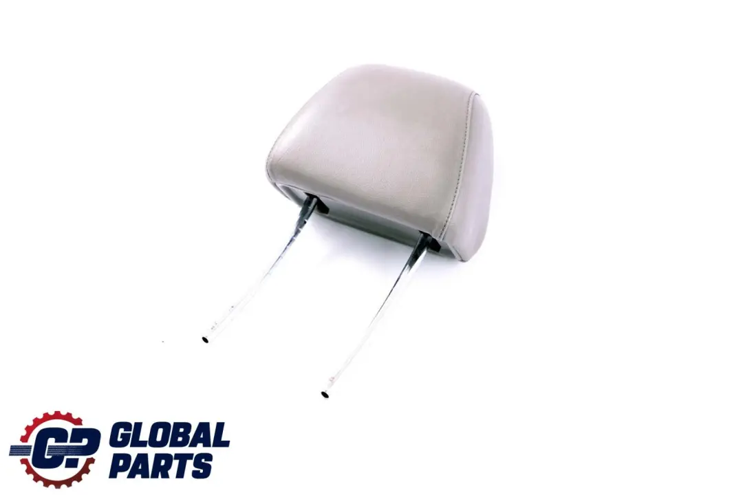 BMW 7 Series E65 Front Seat Left Right N/O/S Leather Headrest Nasca Grey - SKU 7015217 - Part number 7015217
