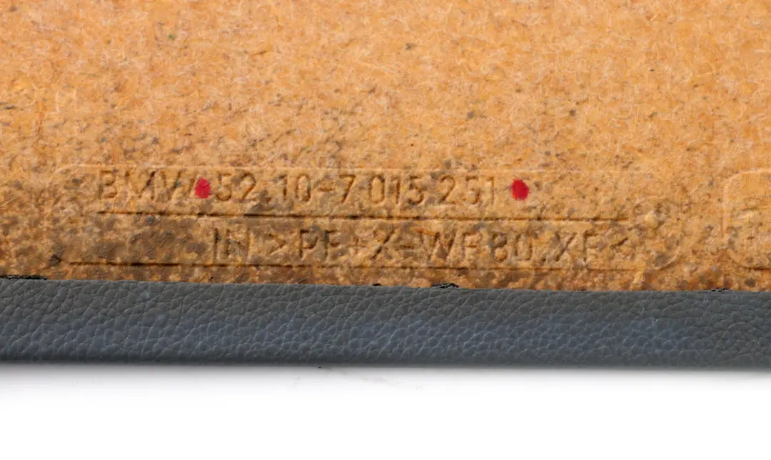 Front Seat Upper Rear Panel Flanellgrau Grey 7015251 to BMW 7 Series E65 E66 E67 with Part number 7015253 BMW 7 Series E65 E66 E67 Front Seat Upper Rear Panel Flanellgrau Grey 7015251 - SKU 7015253 - Part number 7015253