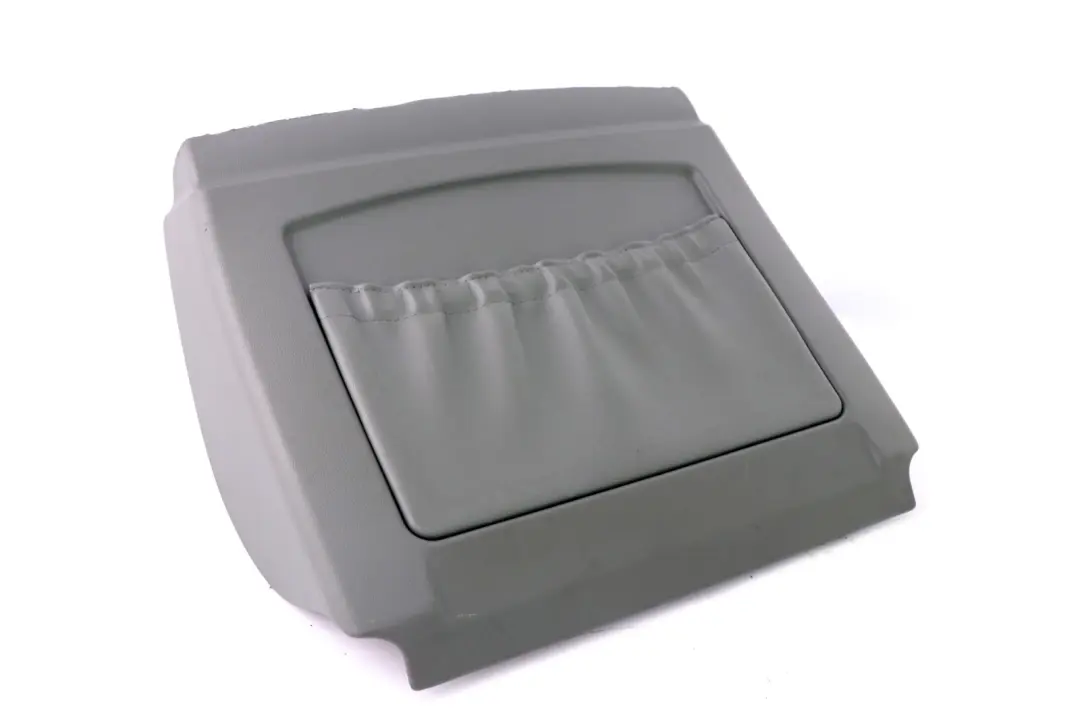 Back Leather Cover Panel Pocket Flanell Grey 7015262 to BMW 7 Series E65 E66 Seat with Part number 7015264 BMW 7 Series E65 E66 Seat Back Leather Cover Panel Pocket Flanell Grey 7015262 - SKU 7015264 - Part number 7015264