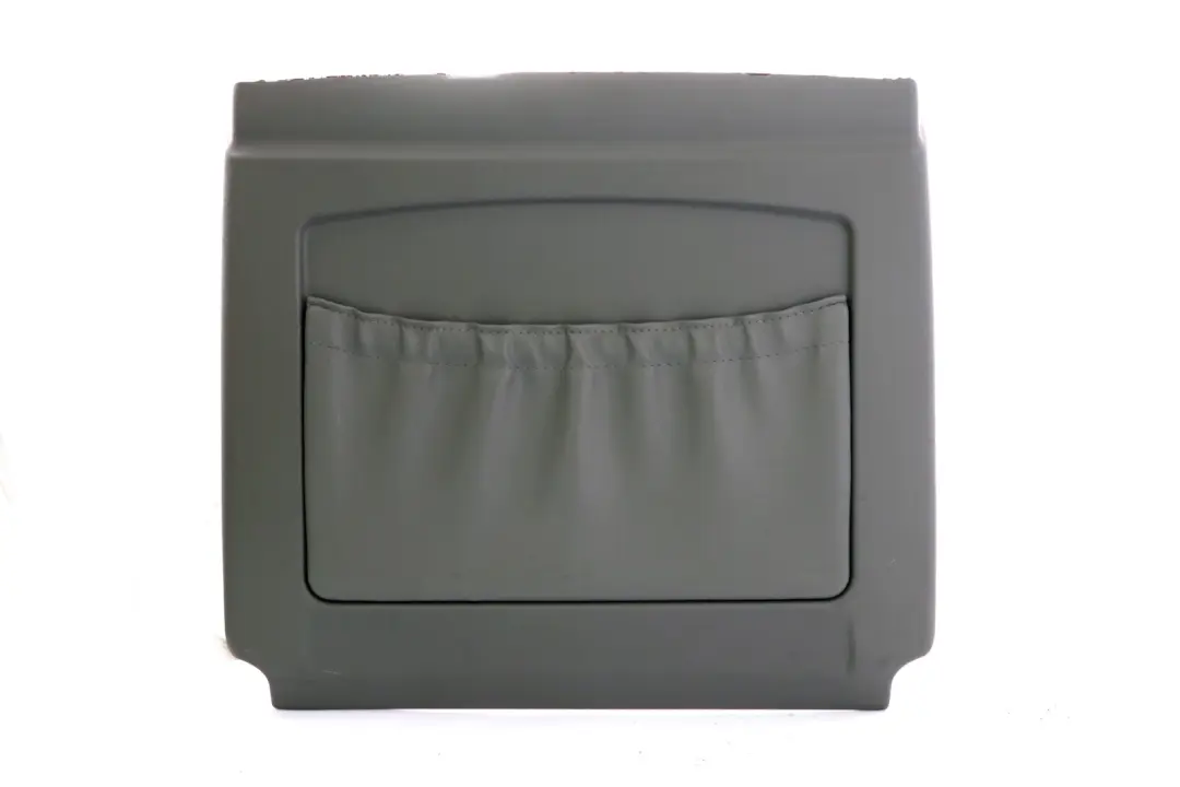 Back Leather Cover Panel Pocket Flanell Grey 7015262 to BMW 7 Series E65 E66 Seat with Part number 7015264 BMW 7 Series E65 E66 Seat Back Leather Cover Panel Pocket Flanell Grey 7015262 - SKU 7015264 - Part number 7015264