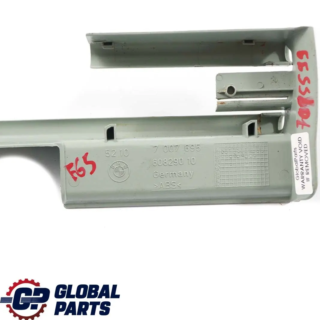 Tapa Delantera Exterior Izquierda Verde Piedra para BMW E65 E66 con número de pieza 7007695 BMW E65 E66 Tapa Delantera Exterior Izquierda Verde Piedra - SKU 7015599 - Número de pieza 7007695