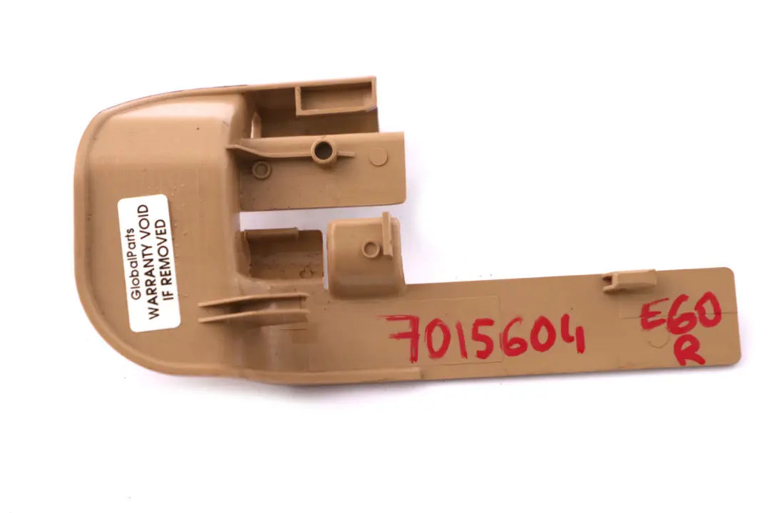 Blende Vorne Innen Rechts Sitze Beige 7007700 für BMW 5 7 er E60 E65 mit Teilenummer 7015604 BMW 5 7 er E60 E65 Blende Vorne Innen Rechts Sitze Beige 7007700 - SKU 7015604 - Teilenummer 7015604