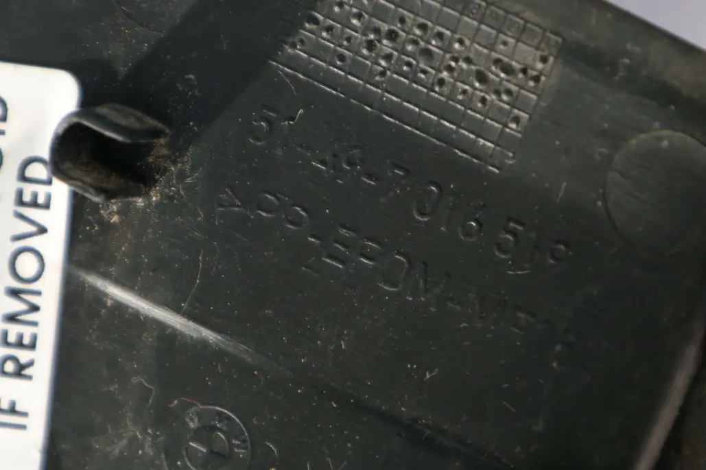 Trunk Lid Cover Hinge Left N/S to BMW 3 Series E46 with Part number 7016519 BMW 3 Series E46 Trunk Lid Cover Hinge Left N/S - SKU 7016519 - Part number 7016519